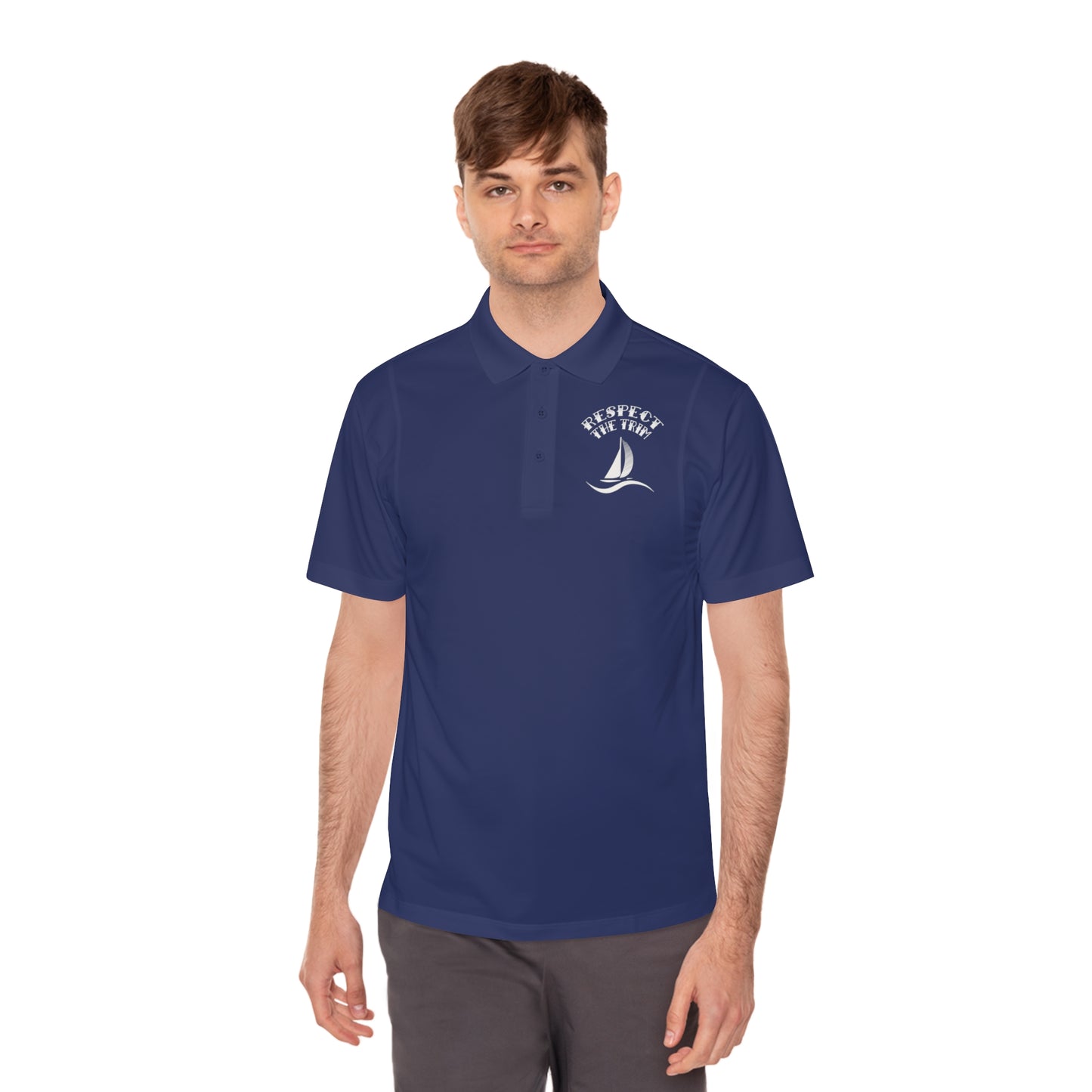 Respect the Trim - Men's Sport Polo Shirt