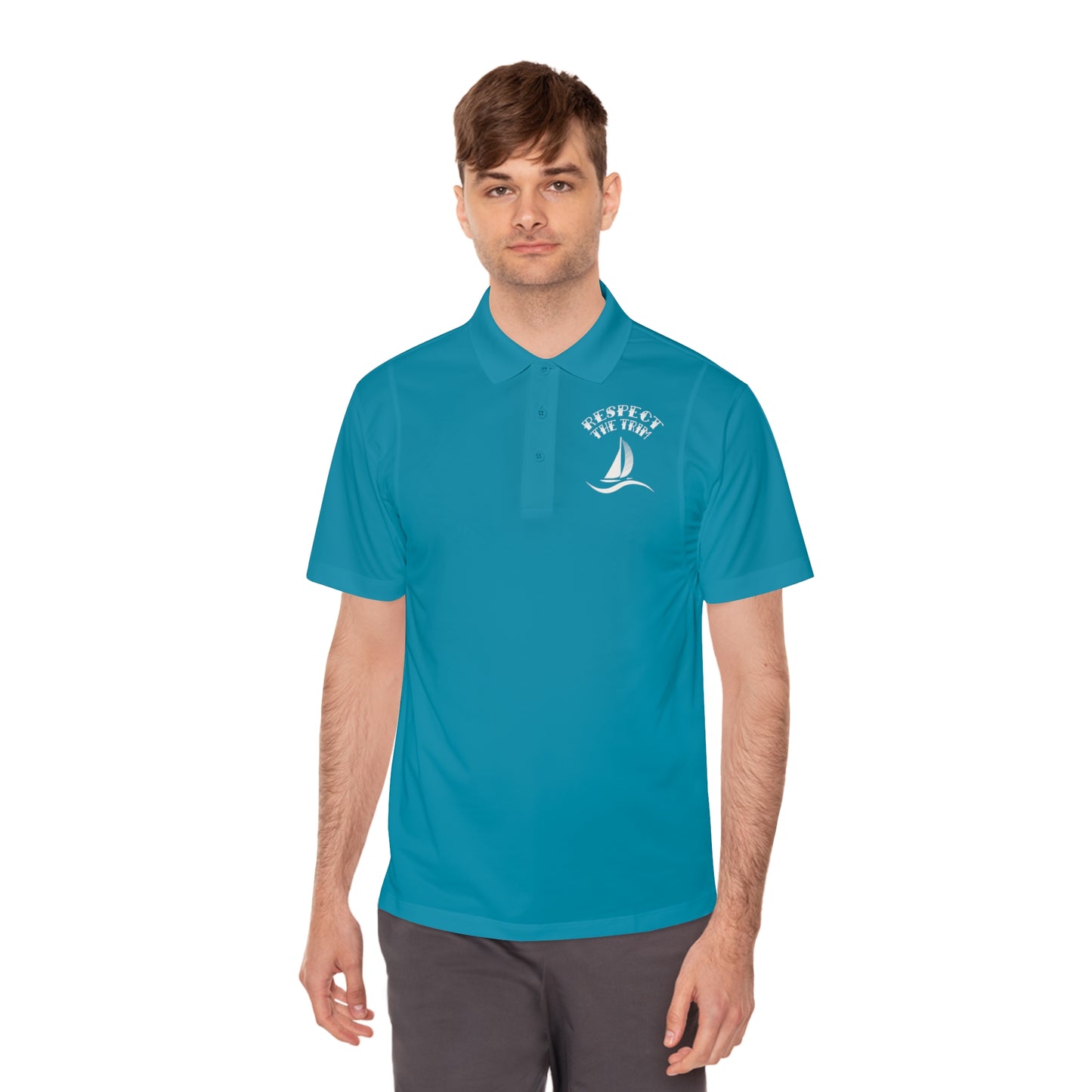 Respect the Trim - Men's Sport Polo Shirt