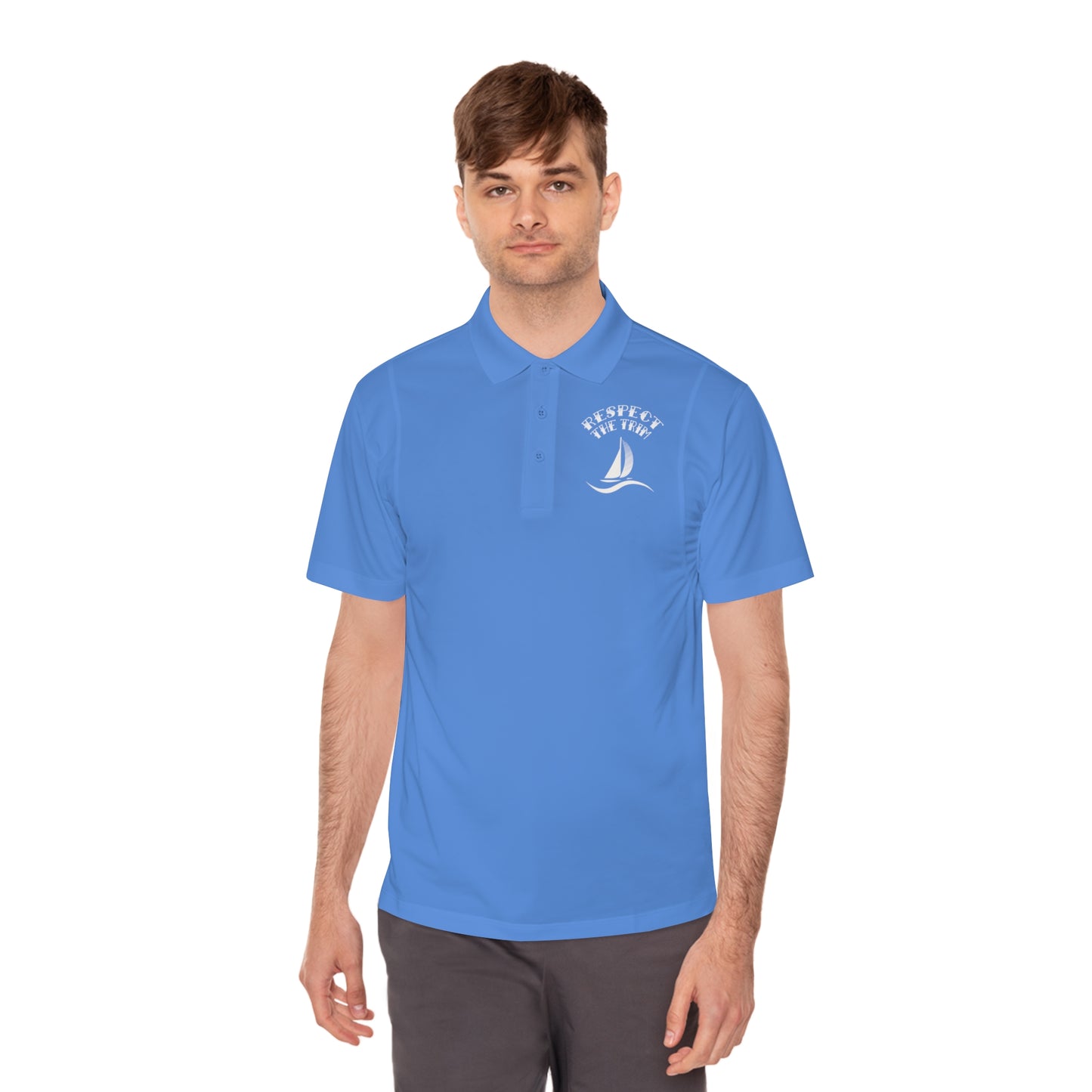 Respect the Trim - Men's Sport Polo Shirt