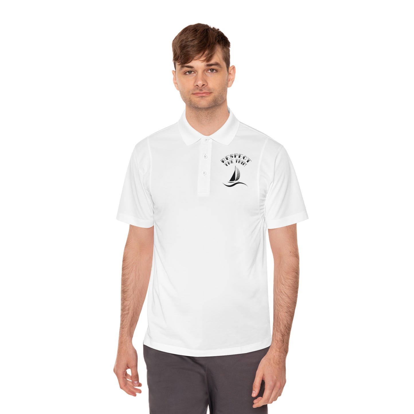 Respect the Trim - Men's Sport Polo Shirt