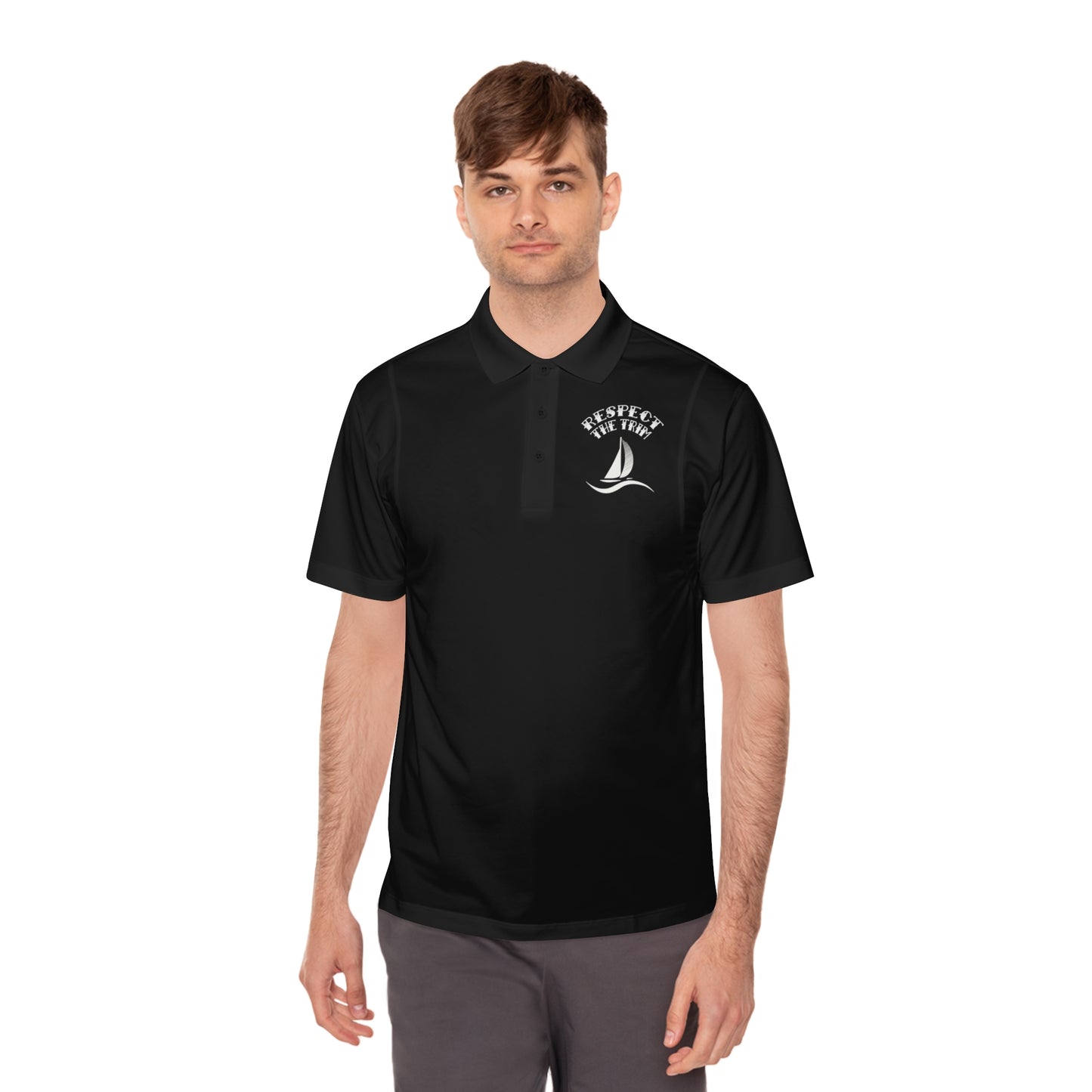 Respect the Trim - Men's Sport Polo Shirt