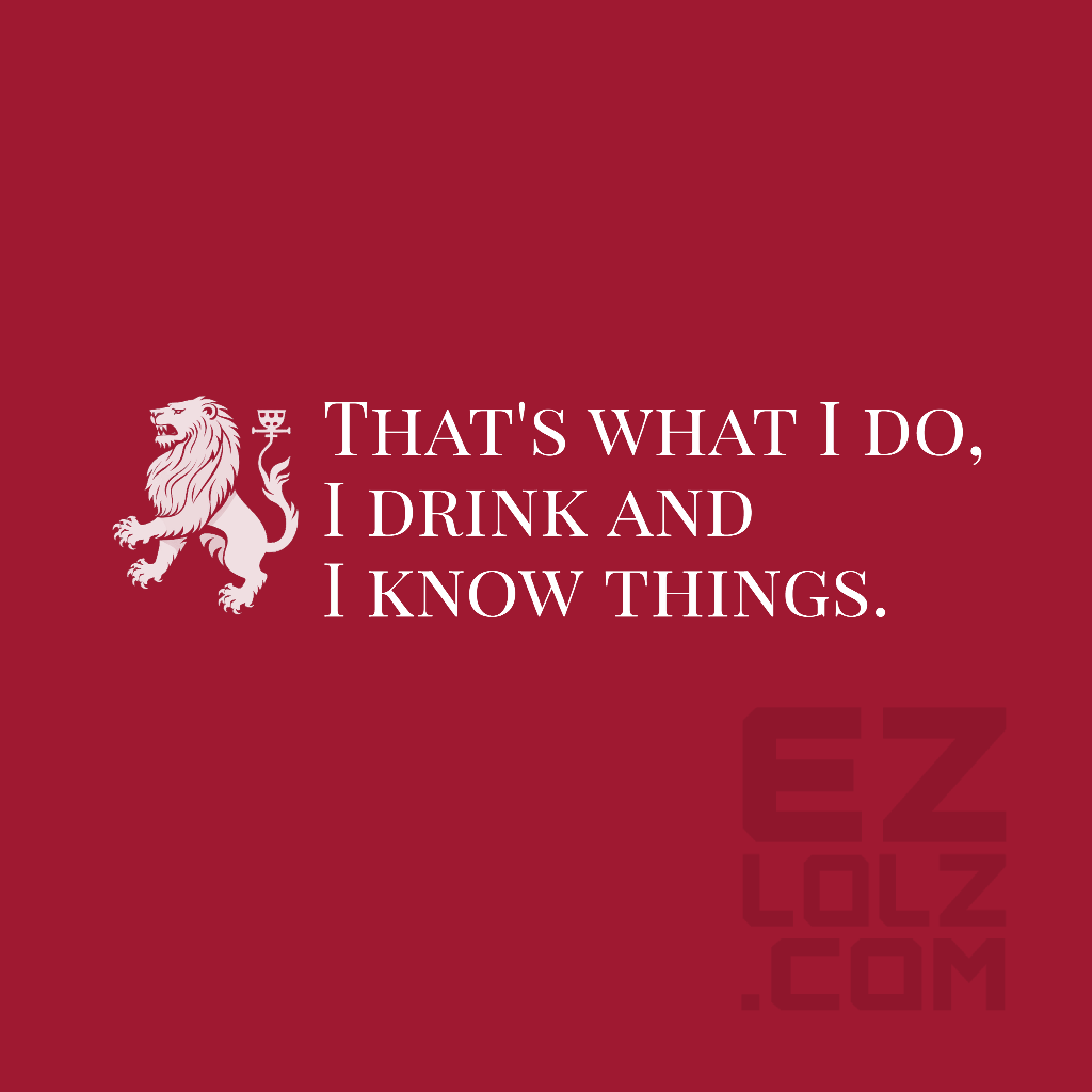 Drinking Quote - Unisex Tee